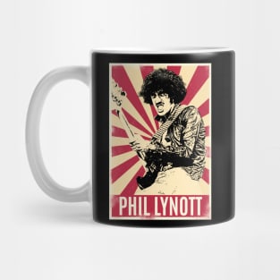 Retro Vintage Phil Lynott Mug